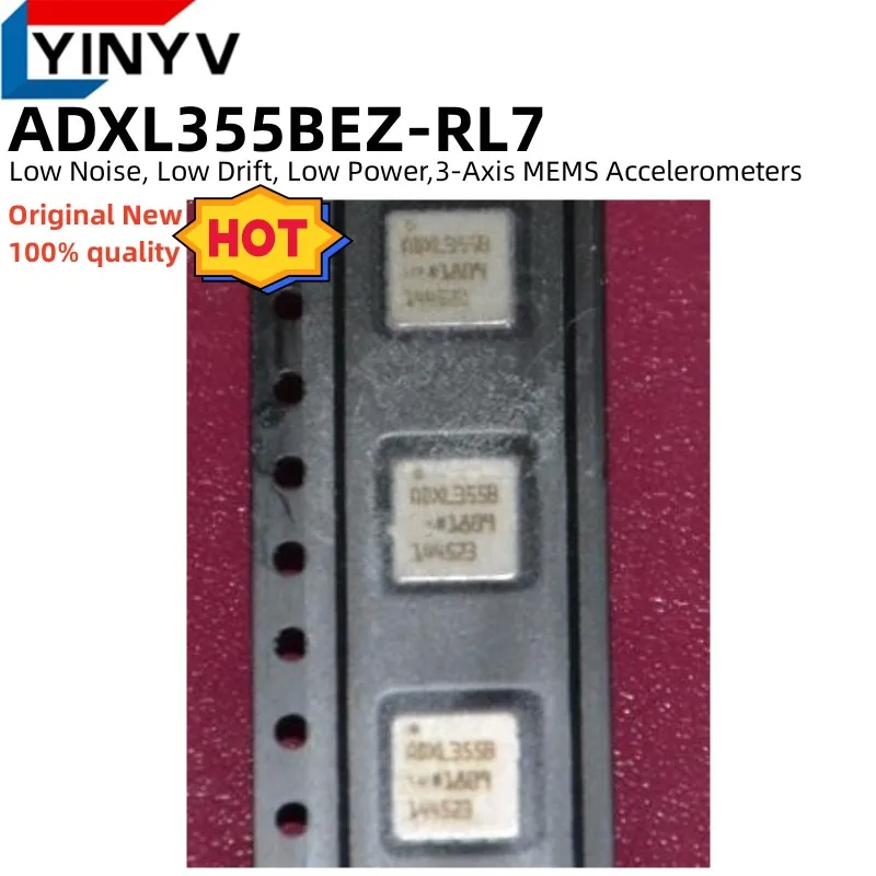 

1 шт. ADXL355BEZ ADXL355BEZ-RL7 ADXL355B ADXL355 малошумящие, малошумные, маломощные, 3-осевые акселерометры MEMS, новое 100% качество