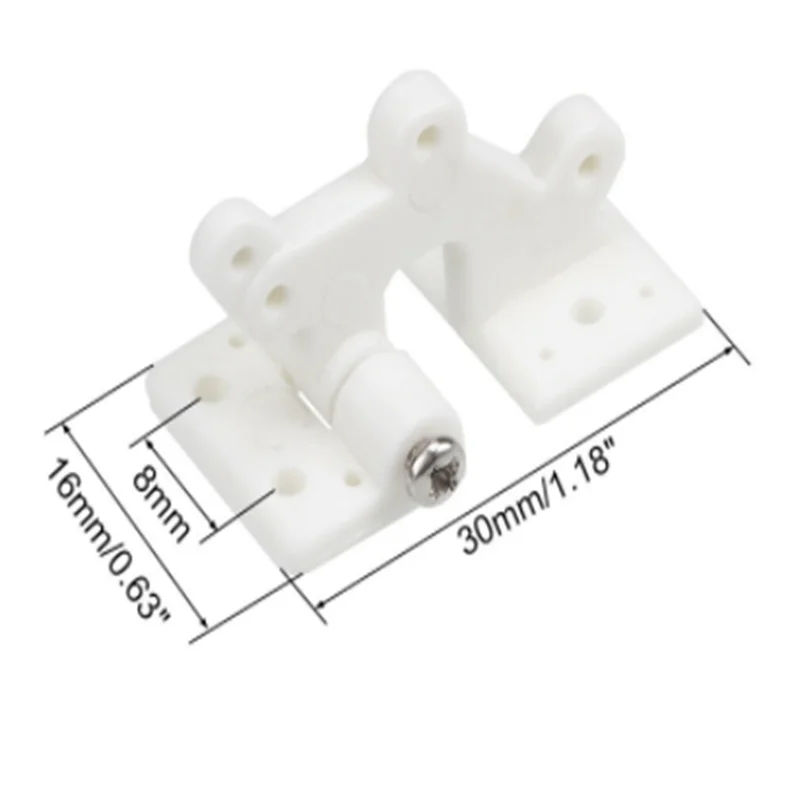 RC Hinges Adjustable Hatch Hinge L30 X W16 mm, for RC Model Airplane Parts