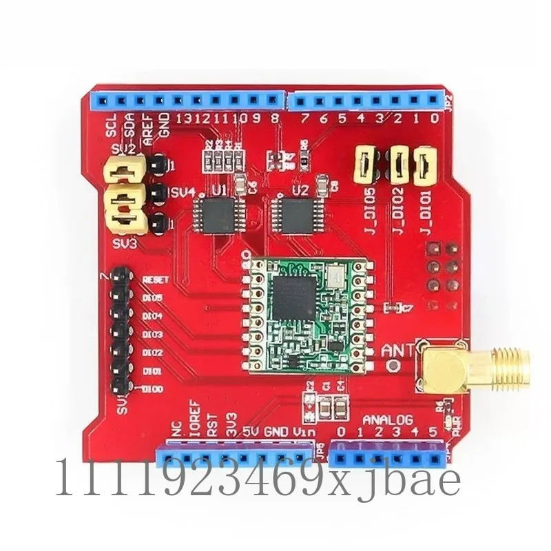 433/868/915MHz Long-Distance Wireless RF Transmitter Board, Stable Signal Sub-GHz Communication Expansion Shield
