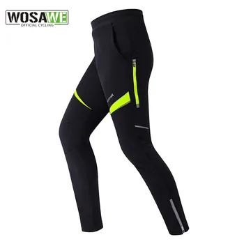 WOSAWE winter thick cycling pants bicycle windproof sports MTB bike racing cycle pants autumn leisure trousers