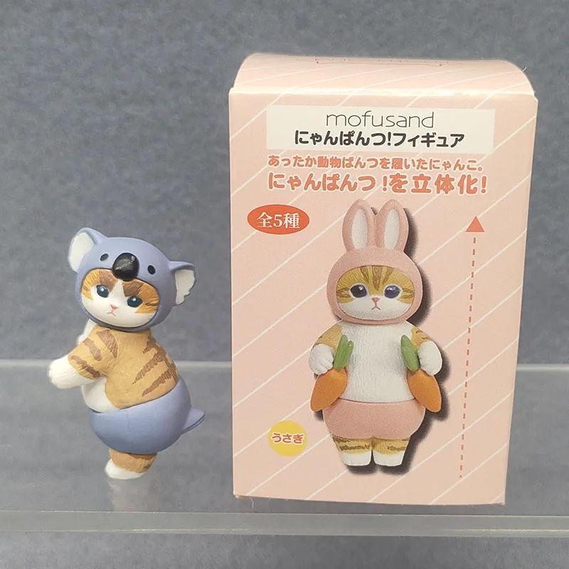 アニメのアクションフィギュア,装飾品,猫,パンダ,ウサギ,コスプレ人形,コアラ,キツネ,カワイイ,クリスマスプレゼント