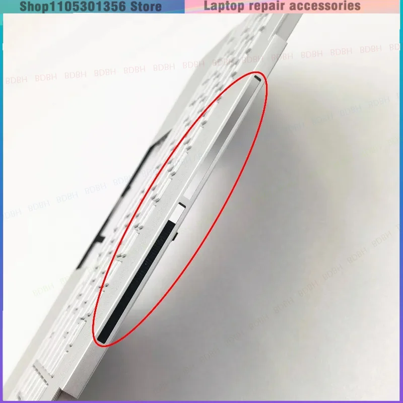 New Top Case US Keyboard for HP ENVY X360 15-ED TPN-C149 Laptop Palmrest Upper Housing replacement Silver L93226-001 L93227-001