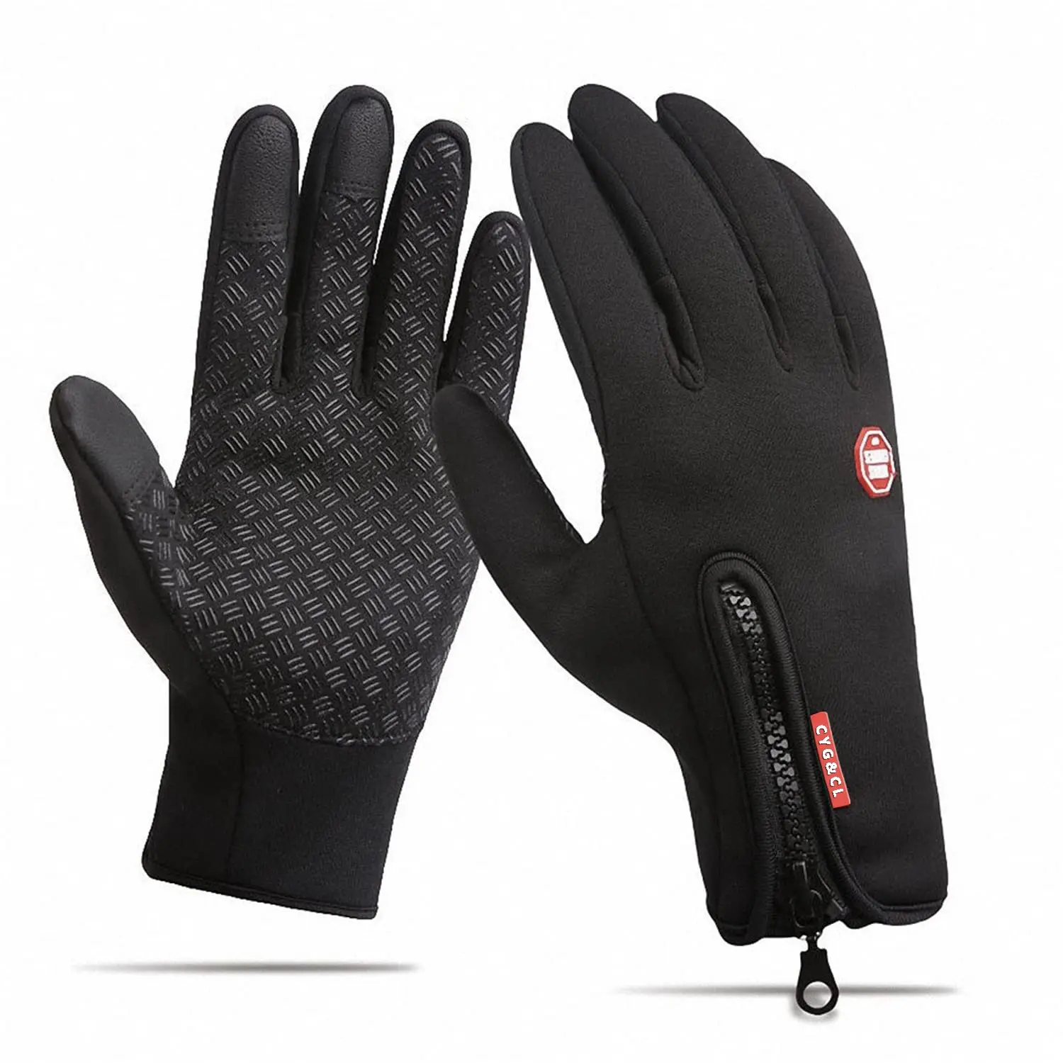 Outdoor Winter Touchscreen Warm Gloves, Water Resistant Windproof Anti-Slip Gloves for Cycling Driving Hiking Climbing Skiing