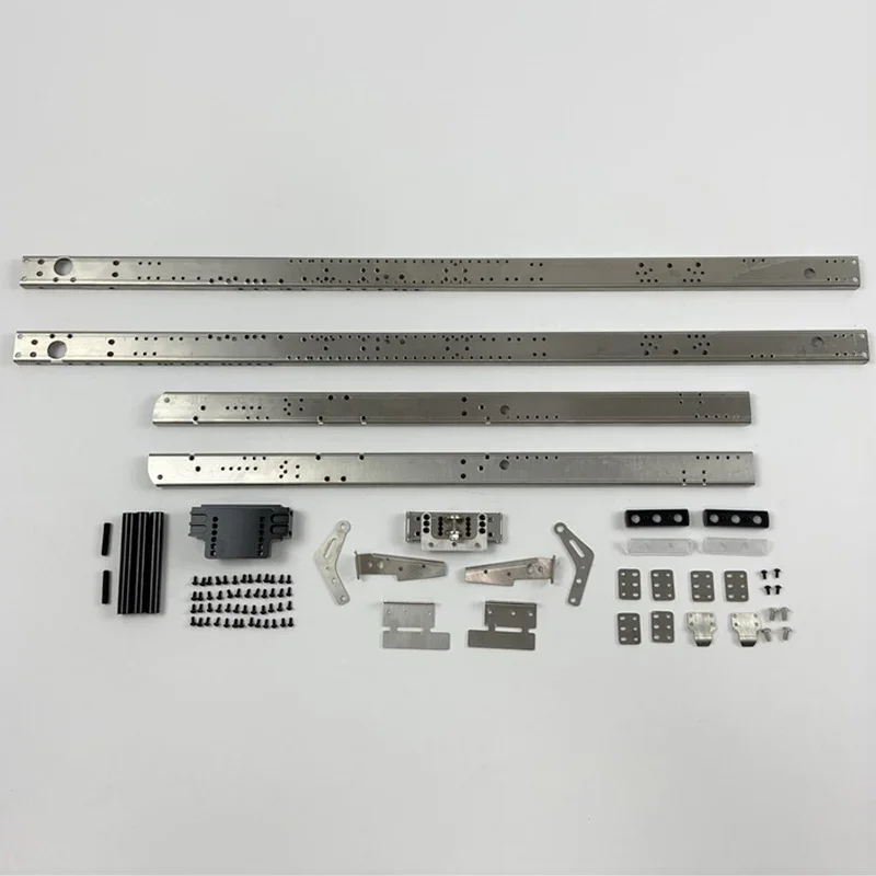 Simulation 6X6 Full Set Girder Auxiliary Beam for 1/14 Tamiya RC Truck Scania MAN Benz Actros Volvo Diy Parts