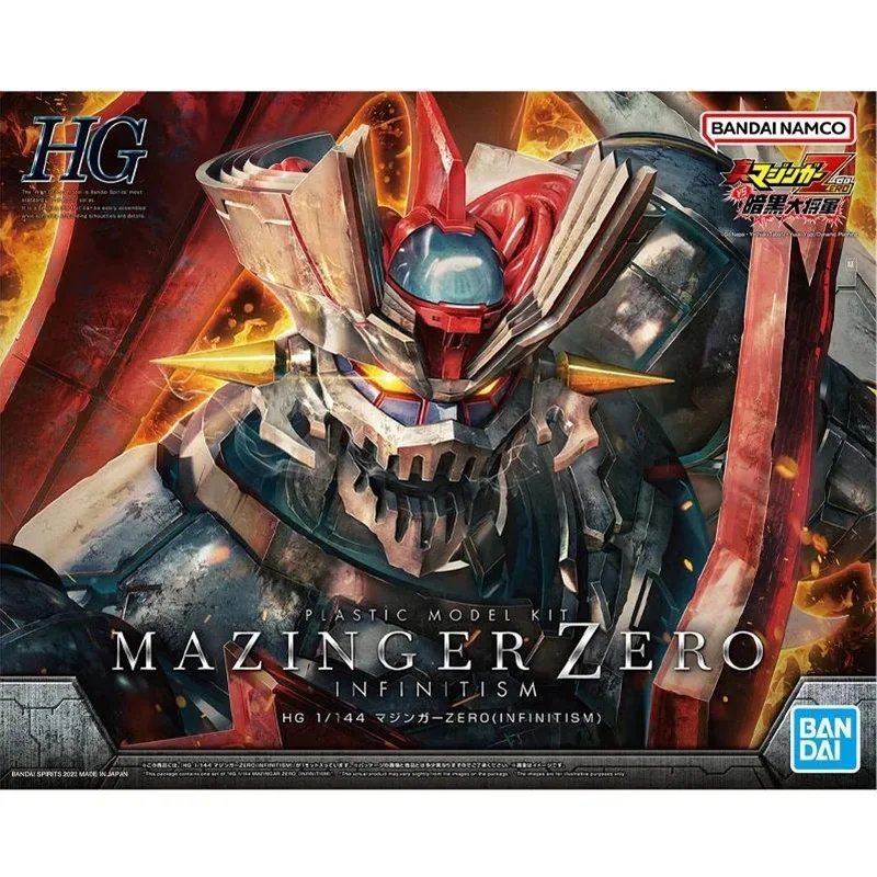 MAZINGER ZERO HG 1/144 반다이 애니메이션 모델 장난감, 액션 피규어 선물, 수집용 장식품, 소년 소녀, 최신 정품