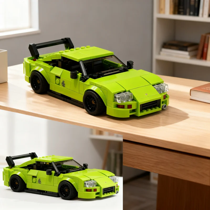 292pcs MOC FREE Toyotaes Supras A80 Mk4 City Champions Model Building Blocks Assemble Display Education Collection 3D Craft