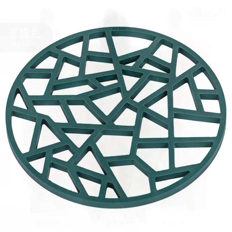 

Силиконовый теплоизоляционный коврик CCKO, креативный обеденный стол, противоожоговая высокотемпературная подставка для песочного горшка, современный минималистичный стиль