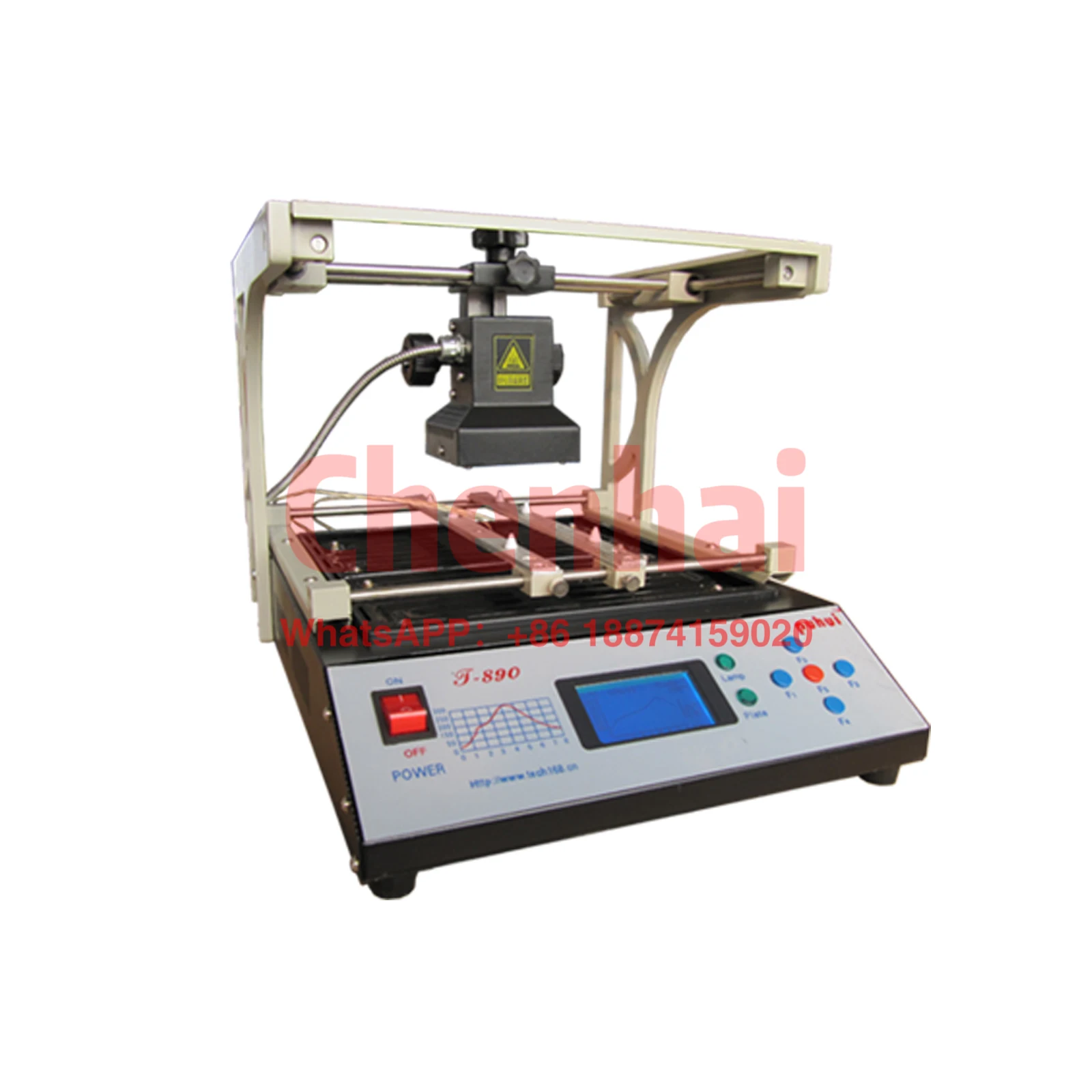 Ir CH T-890 bga rework station, bga reballing tool kit with infrared lamp for PC motherboard repair components desolder