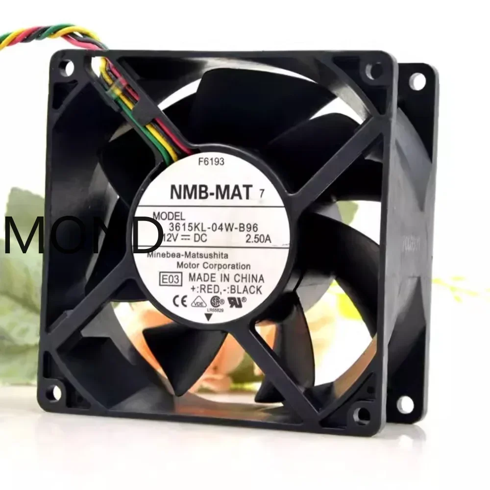 3615RL-04W-B96 Server Fan for NMB NMB-MAT Axial Cooling Inverter Fan High Air Volume PWM 2.5A 12VDC 8038 80*80*38MM 8CM