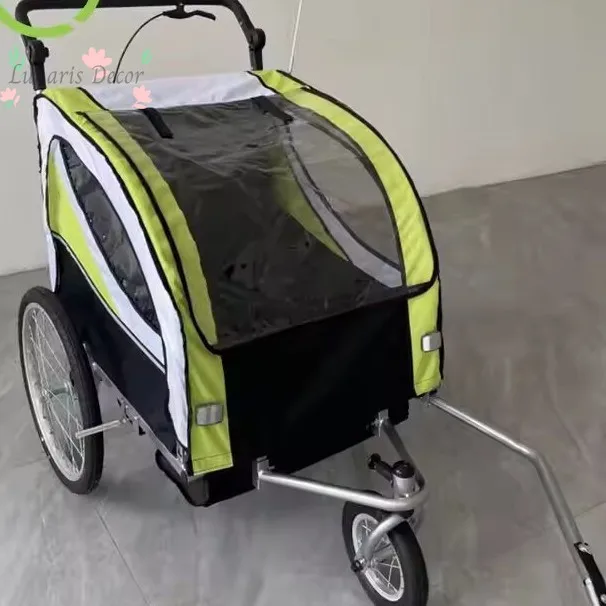 Bicycle rear trailer, outdoor cycling, parent-child children's hiking cart, pet cat and dog trailer