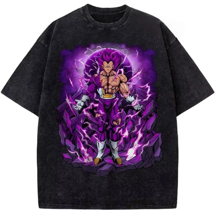 

Футболка с принтом Dragon Ball, летняя, 2026, хлопковая, унисекс, повседневная, уличная одежда, графический принт, тренд Y2K