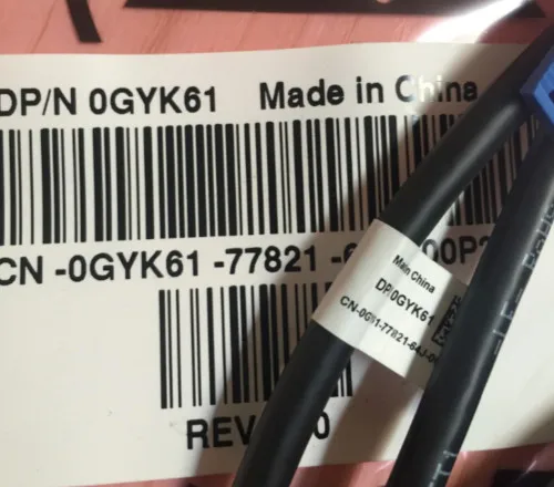 0GYK61 For Dell PowerVault MD1400 Mini-SAS HD External 28AWG Cable 12GBs 2m