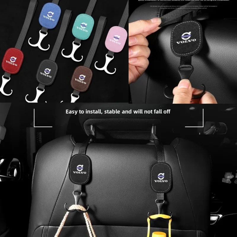 

Car seat rear seat hook storage is suitable for Volvo T6 S40S60S9S0XC40XC90V40V50 V60 V90 AWD C30 C70 S8 V70 xC70.Quick delivery