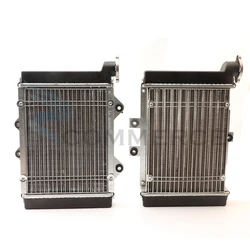 ATV Radiator Water Cooler Cooling Water Tank cooling fan For 150cc 200cc 250cc Zongshen Engine UTV Buggy Quad Bike Accessories