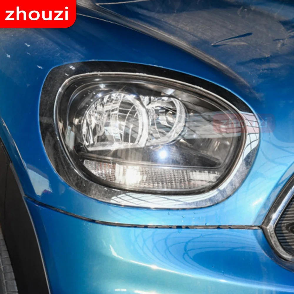 For MINI Cooper Countryman F60 JCW Car Headlight Protective Film Headlamp Restoration Transparent Black TPU Sticker Accessories