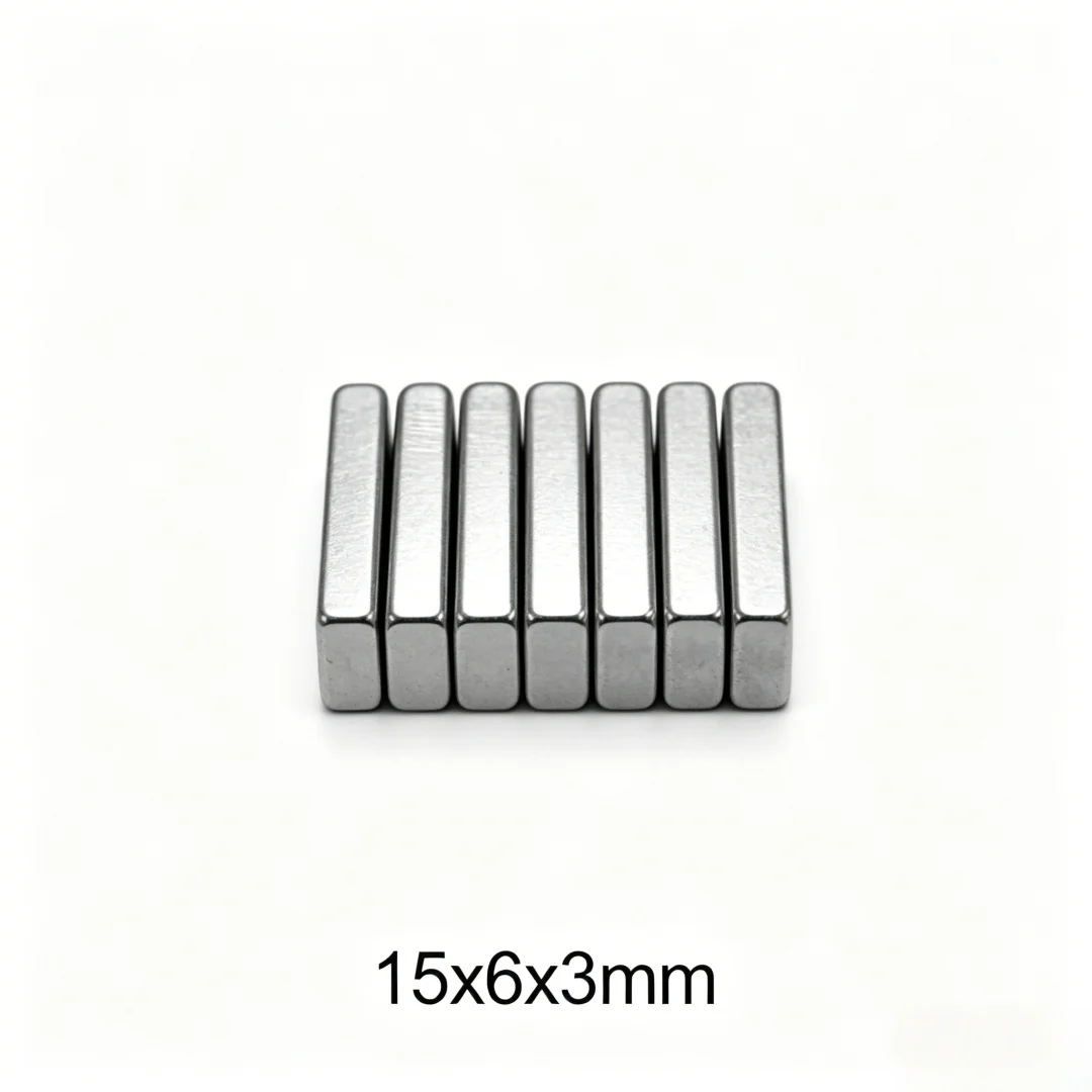 15x6x3 Strong Magnet Block Powerful Magnetic Magnet Sheet 15x6x3mm For Home Refrigerator,Office,DIY 15*6*3