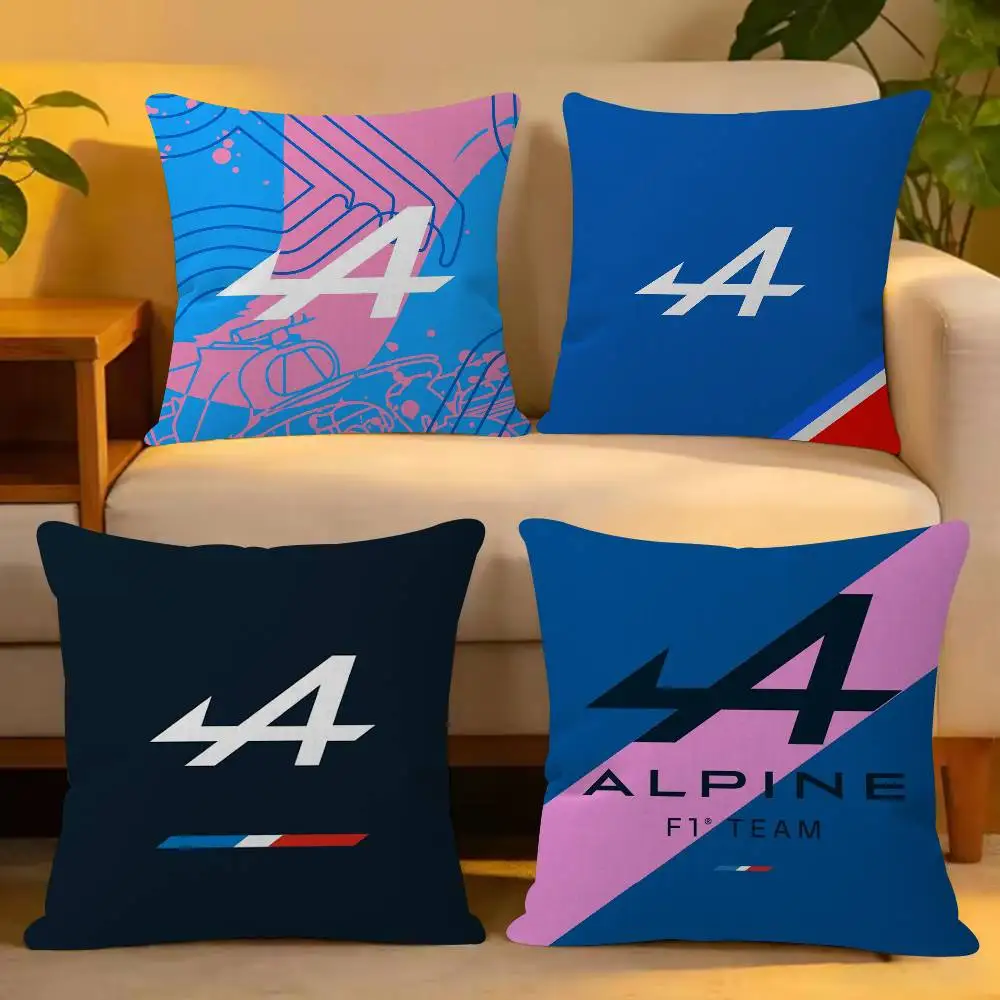 A-Alpines Automobiles Cushion Cover Inches Farmhouse Decor Home Throw Pillow Covers For Couch Decorations