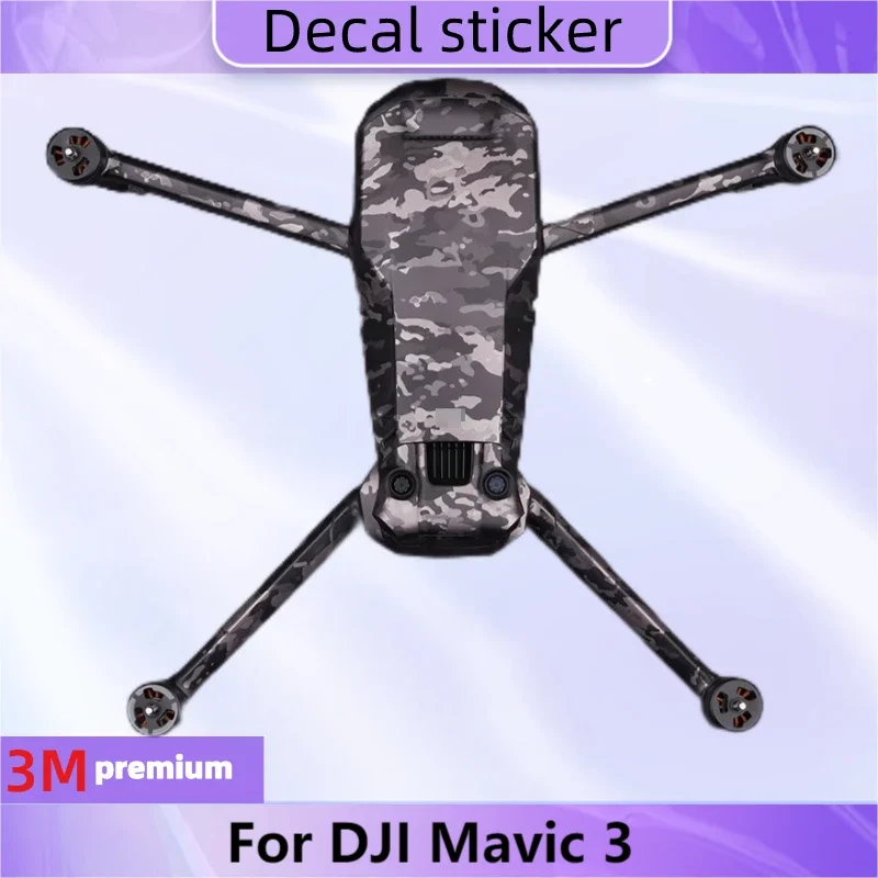 

Voor Dji Mavic 3 Sticker Huid Vinyl Wrap Film Camera Drone Beschermende Sticker Anti-Kras Beschermer Jas Mavic3 RC-N1 Rcn1