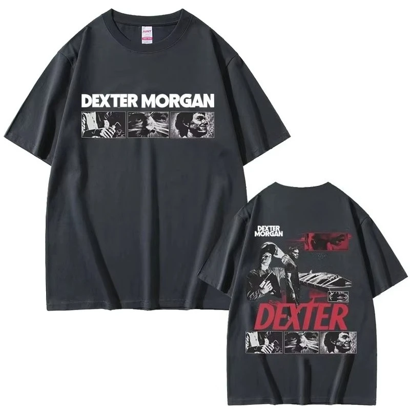 رائجة البيع ديكستر مورغان ذا باي هاربور جزار تي شيرت رجالي إمرأة عادية تي شيرت تقليدي بلايز موضة جديدة الطباعة الشارع الشهير