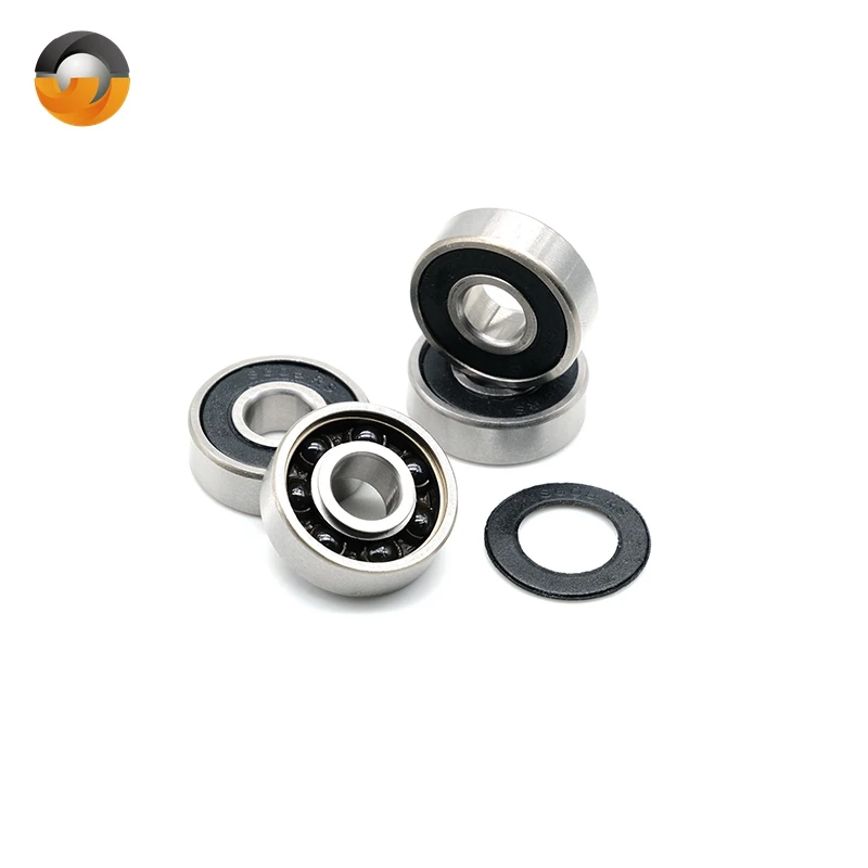 

2PC S689RS 9x17x5mm ABEC-7 Stainless Steel Hybrid Ceramic Bearings Rubber Sealed Bearing 689 689RS