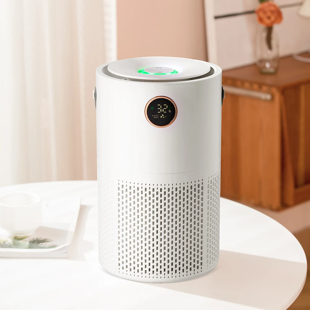 

Home Smart Appliances H13 Cigarette Smoke Air Purifier Filter with Monitoring Portable Rechargeable Air Purifier