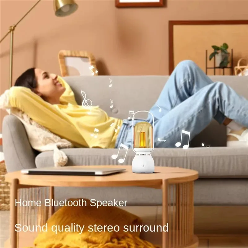 Outdoor Speaker Lighting Dimmable Camping Retro Music Desk Lamp Portable Night Light For Bars Restaurants And Home Decor B