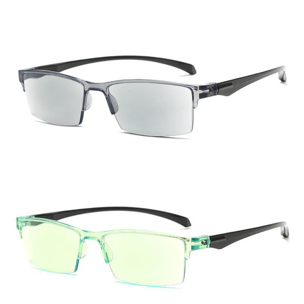 Intelligente Automatische Zoom-Brille Anti-Blaulicht Lesebrille für Männer und Frauen Optische Computerbrille