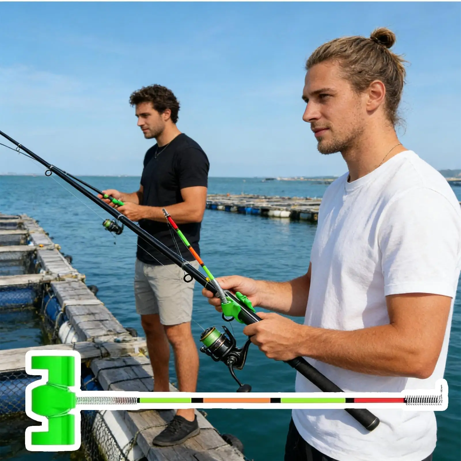 

Fishing Bite Alarm 3 Pieces High Sensitivity Instant Weatherproof Men Fish Alarms For A Fishing Pole For Lure Rod Freshwater