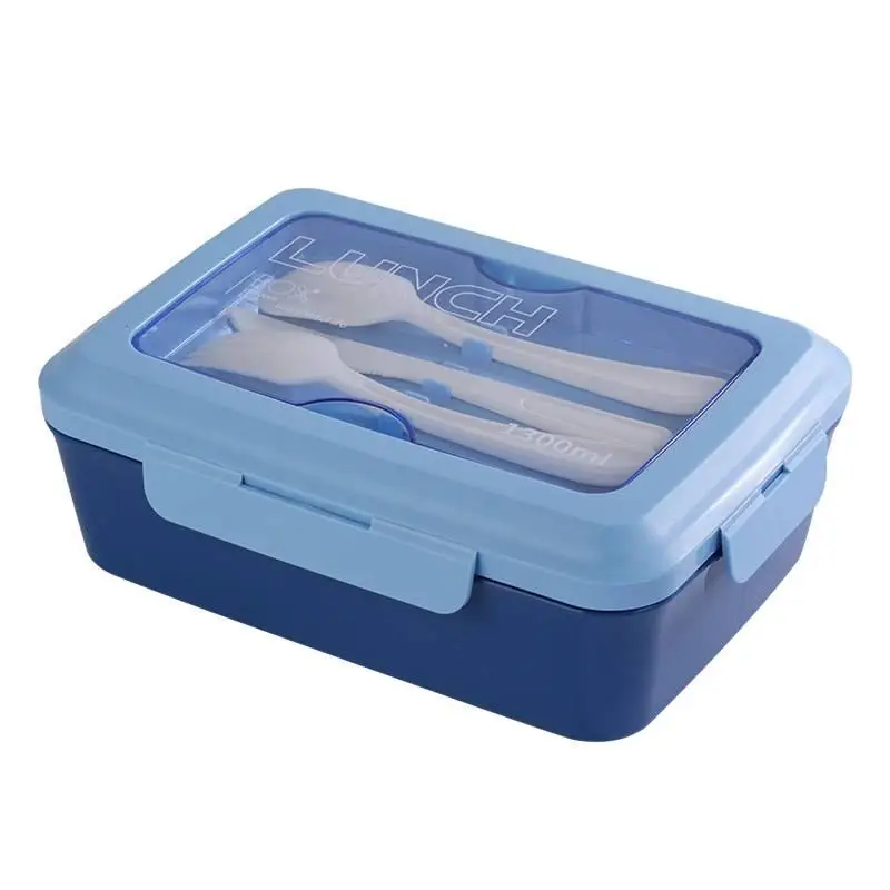 Lunch Box 1pc Wheat Straw Healthy BPA Free Bento Microwave Dinnerware Food Storage Container For Kids Adults