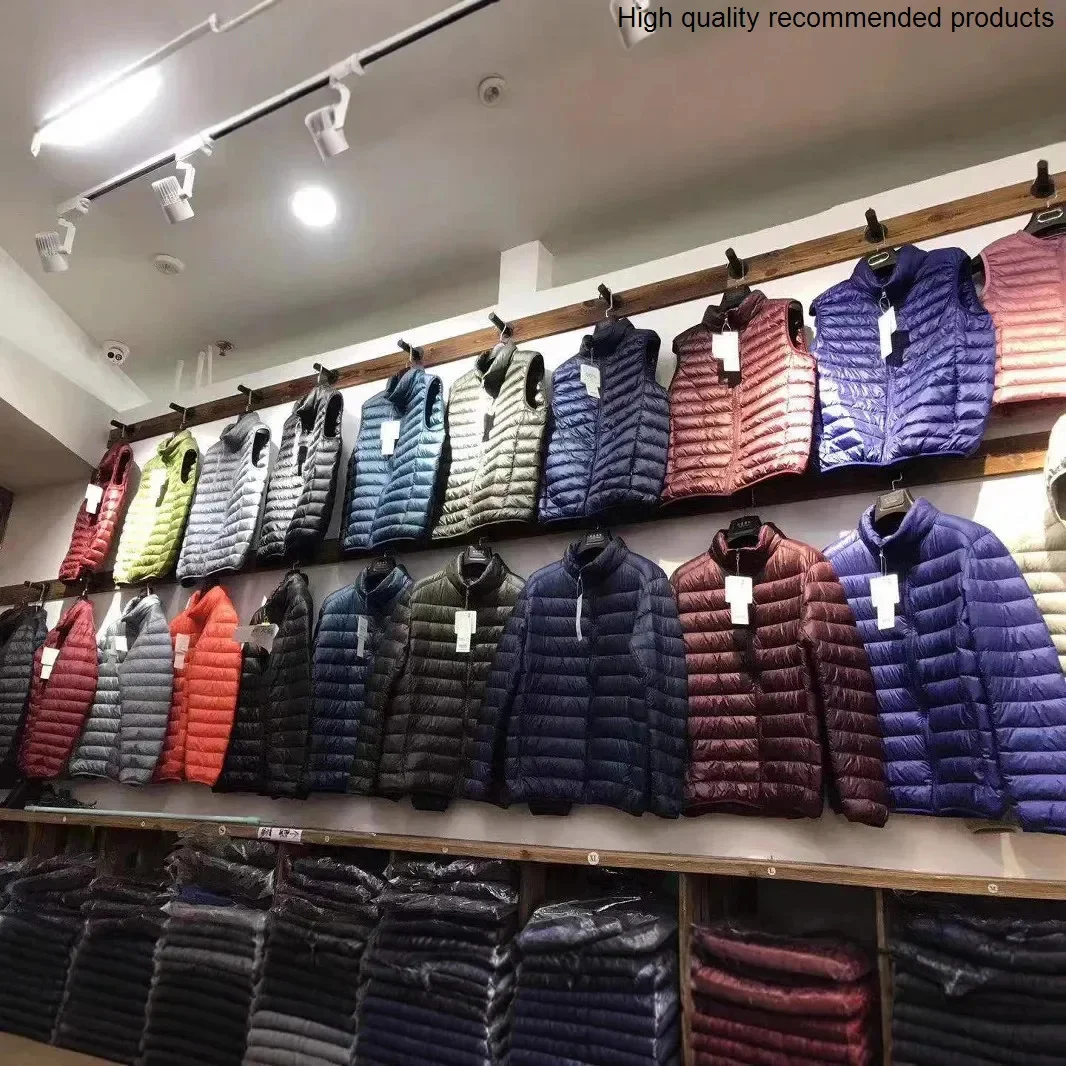 men's 2025 new down vest autumn and winter thin down jacket youth large size waistcoat couple vest