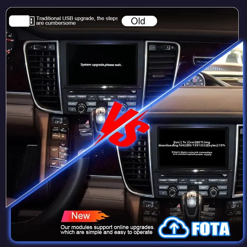 Wireless New Carplay For Porsche 911 Bosxter Cayman Macan Cayenne Panamera PCM/CDR  Android Auto Support Rear Camera