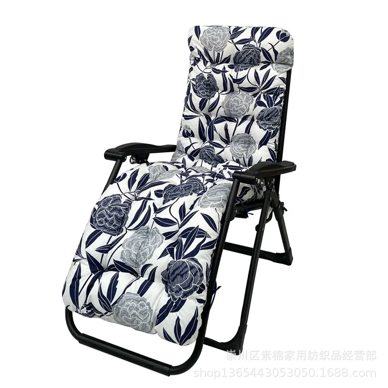Recliner Lounger Cushion with  Pillow, Garden Chair Cushions, Sun Lounger Cushions，Recliner Soft Back Cushion Rocking Chair