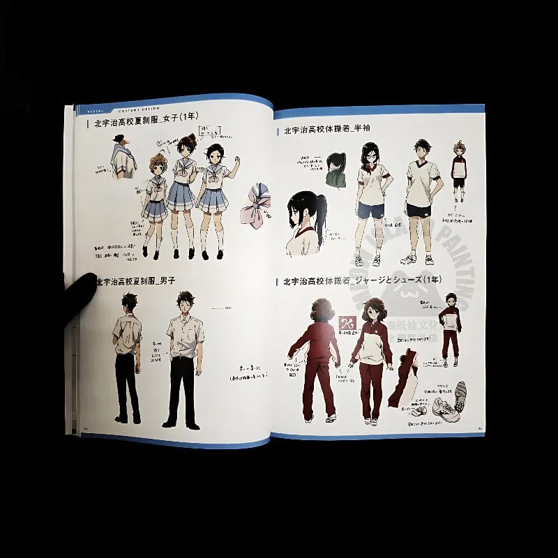 Sound Euphonium Origineel ontwerp Werkt Kunstcollectie Full Color Anime Lijntekeningen Artbook Comics Anime Full Color Prentenboek