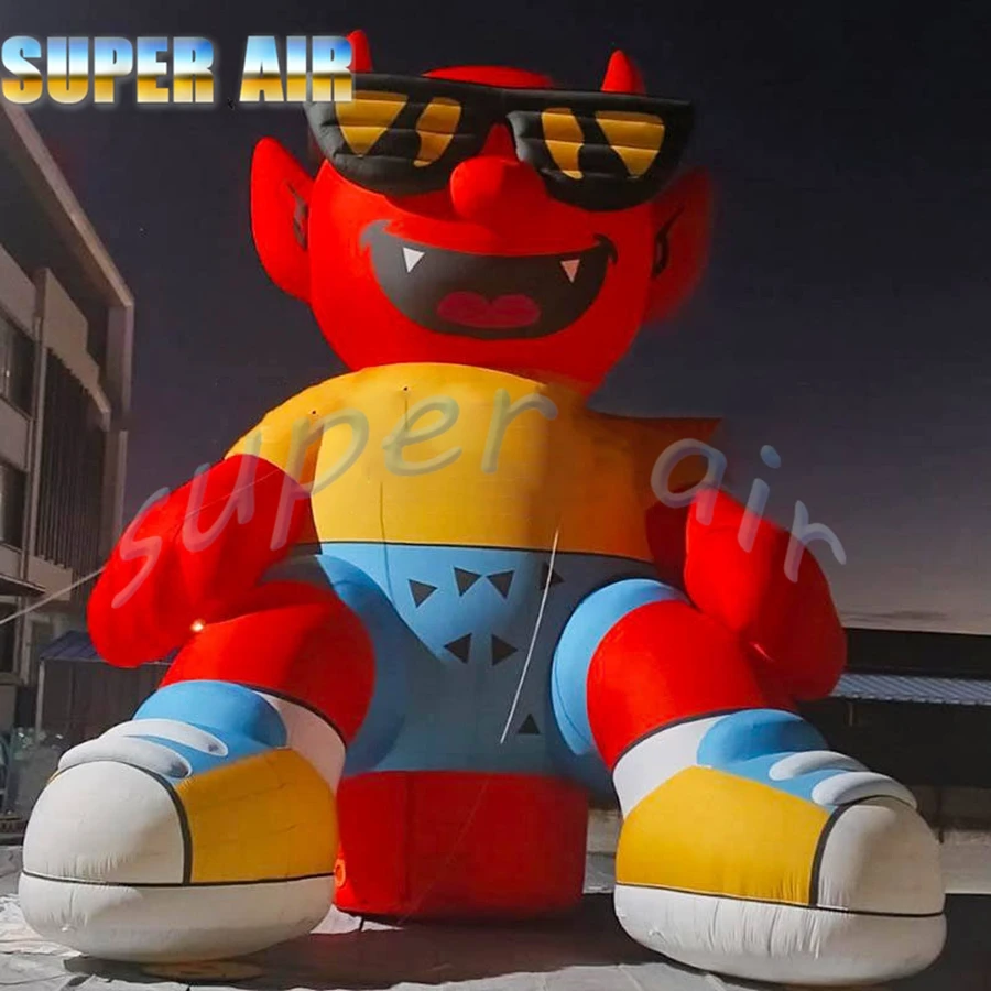 Event party decoration inflatable monster devil inflatable cartoon character model for sale