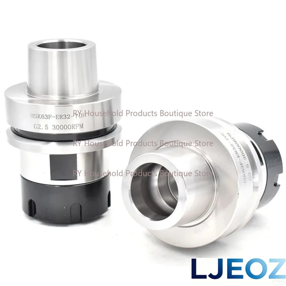 High Precision Balanced Chuck HSK63F ER32 Woodworking Tool Holder Wooden Processing CNC Machine Parts