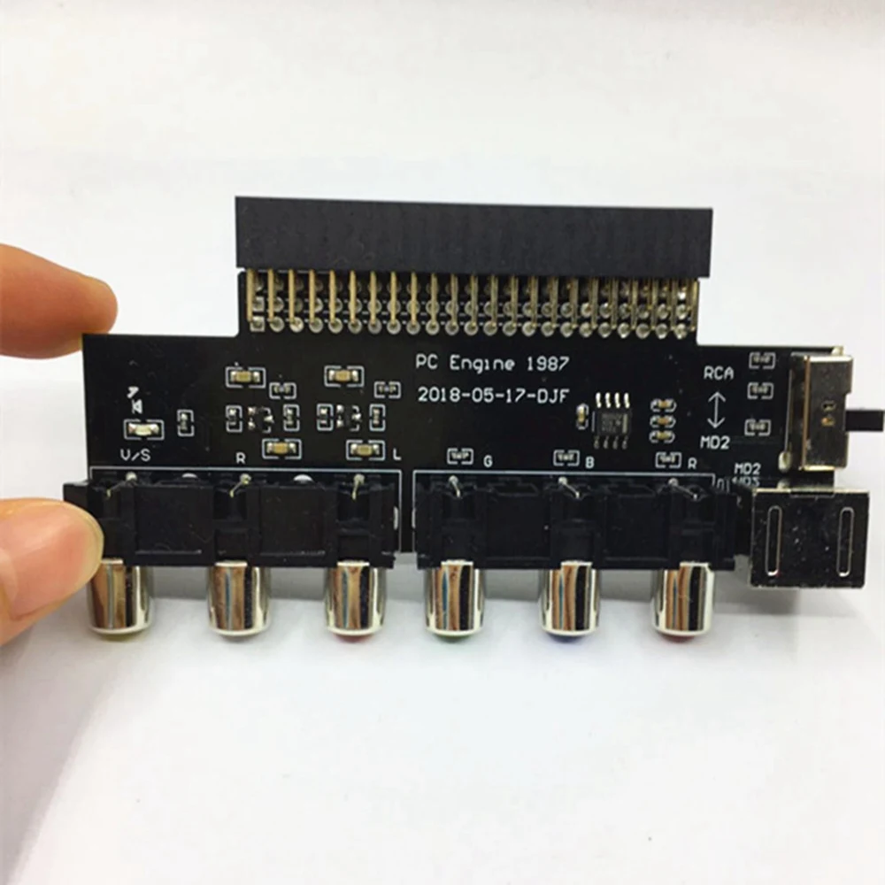 Durable RGBS Card Video Booster RGBS Signal Output for NEC PCE Engine Grafx