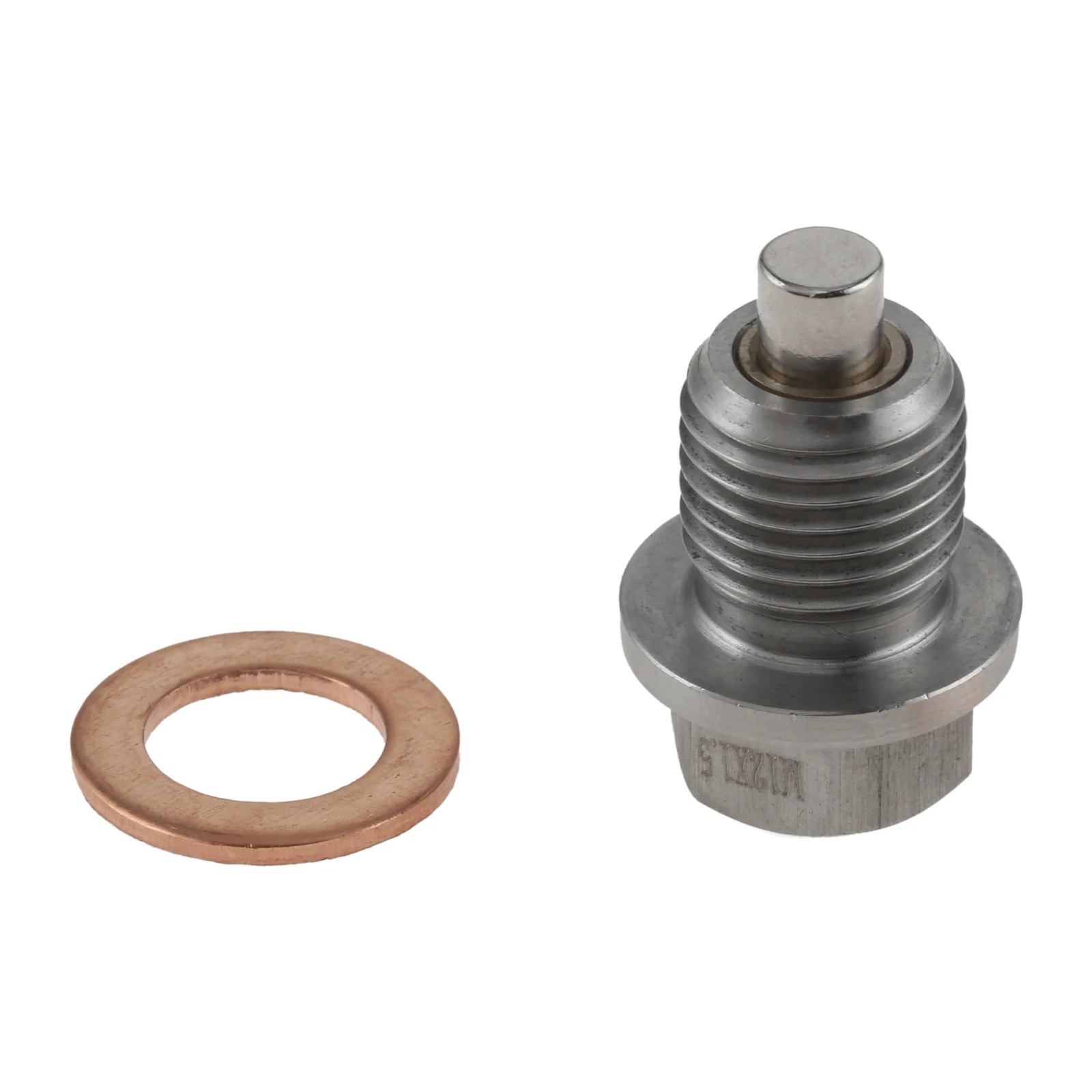 1PC Magnetic Stainless Steel Oil Drain Plug Sump Drain Nut Bolt with Copper Gasket M12 X1.25mm M12/M14/M16/M18 X1.5mm