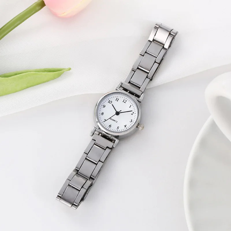 Fashion Analog Quartz Watch Stainless Steel Strap Luxury Quartz Wristwatches for Women Ladies Watches Casual Relojes Para Mujer