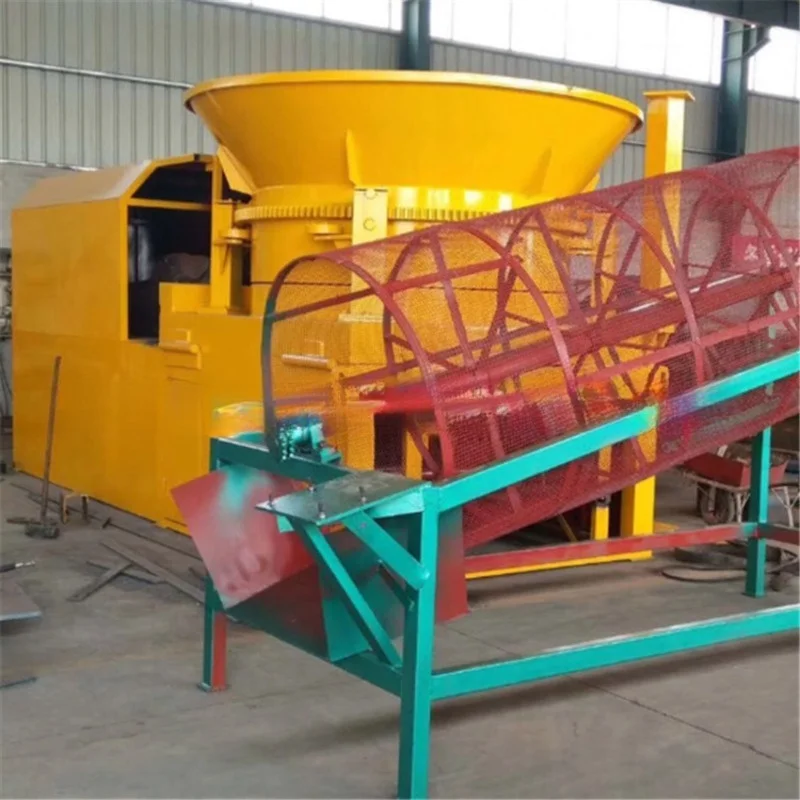 Large Rotating Disc Tree Root Crusher, Diesel Powered Book Stump And Trunk Crushing Biomass Pellet Equipment