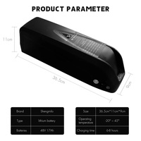 Shengmilo MX02S eBike 48V17Ah Battery Pack