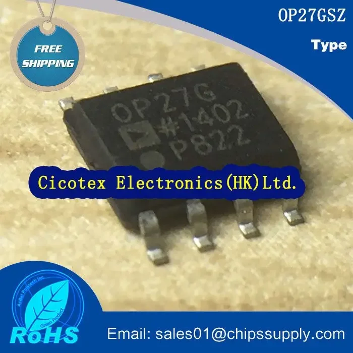 10pcs/lot OP27GSZ 8-SO IC OPAMP GP 8MHZ SOP8 OP27 OP27G