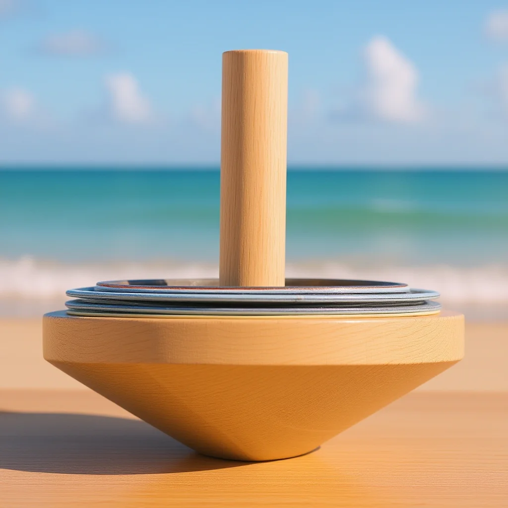 

1Set Children Wooden Spinning Tops Handcrafted Colorful Gyro Plaything for Kids Fine Motor Skills Development Indoor Outdoor