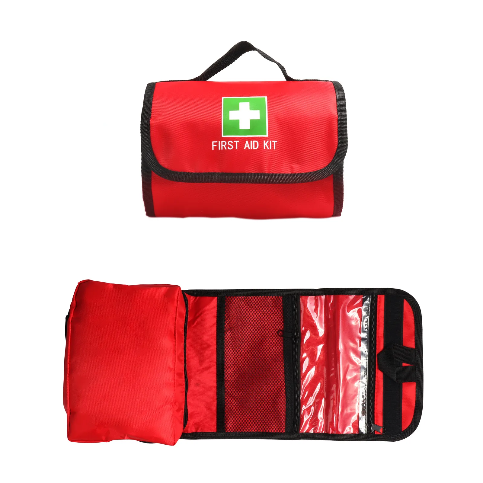 First Aid Bag Tote Empty Small First Aid Kit Bag Outdoor Travel Rescue Pouch First Responder Medicine Bag Pocket Container