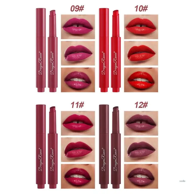 Nourishing Lip Gloss Press Lipstick Pen Conditioning Lip Gloss Smooth Lip Tints Makeup Supplies for Party Daily Travel