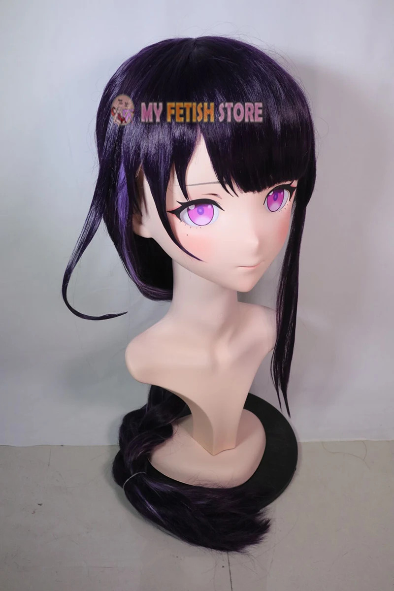 (NFD027) Personalizza Testa Completa Con Serratura Femmina/Ragazza Anime Giapponese Personaggio Dei Cartoni Animati Kig Cosplay Kigurumi Maschera Crossdress bambola