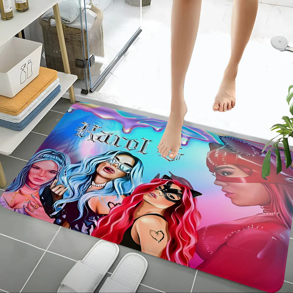 Karol G Female Singer DIY Wall Tapestry Hanging Tarot Hippie Wall Rugs Dorm Home Decor