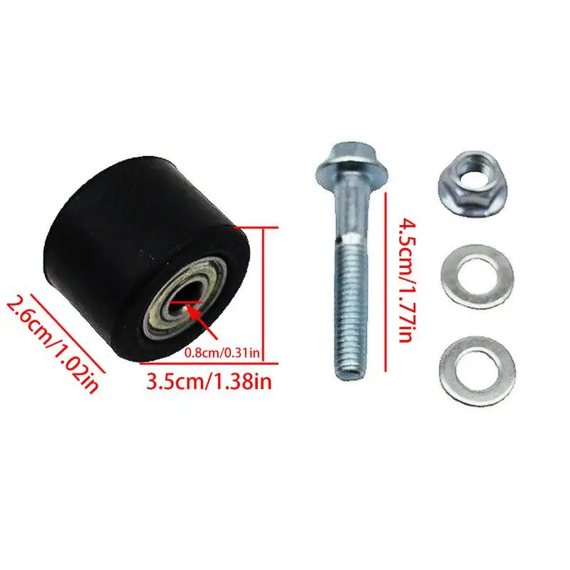 Motorcycle Chain Tensioner Chain Pulley Roller Tensioner High Strength Riding Accessories For Short Ride City Commuting Long