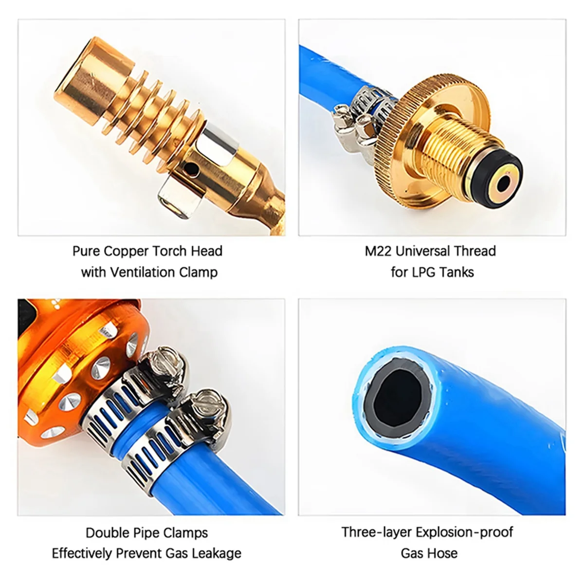 Torcia per saldatura a fiamma strumento per saldatura in alluminio rame torcia a Gas propano liquefatto per torcia a Gas di fusione di metalli preziosi