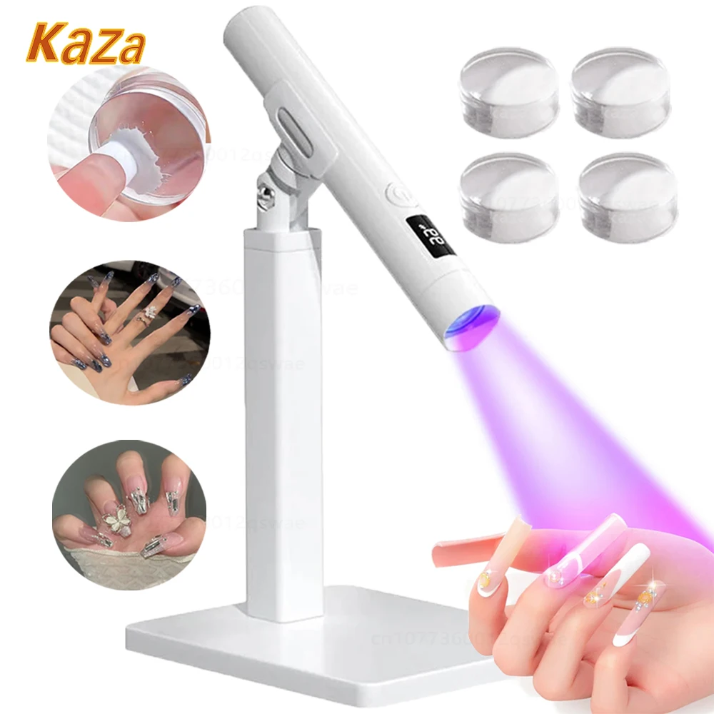 Mini UV LED Nail Drying Lamp, Luz secadora de unhas para todo o gel, Fast cura Gel polonês lâmpada, Luz ultravioleta portátil unhas