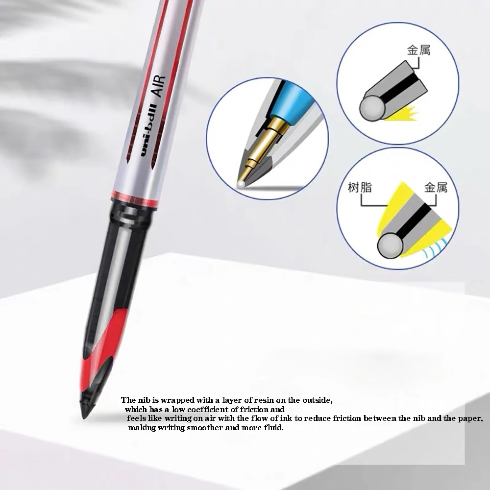 Imagem -05 - Uni Uba188 Canetas de Gel Japonesas 0.5 mm 0.7 mm Controle de Tinta Livre Canetas Exclusivas Preto Vermelho Azul Escrita Suave Escola Escritório